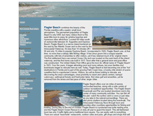 Tablet Screenshot of flaglerbeach.com